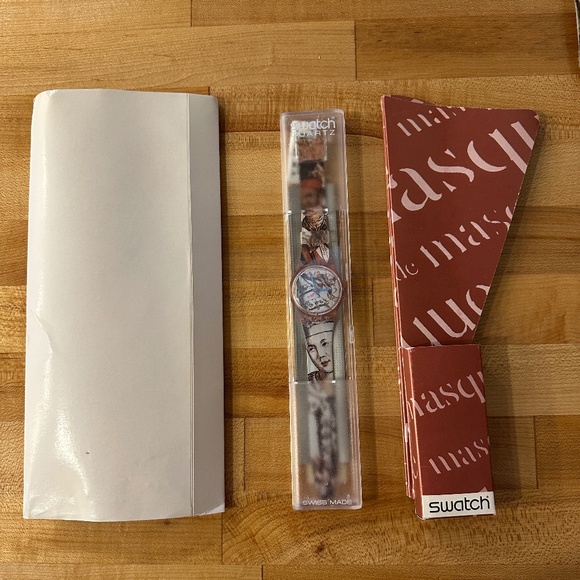 VTG Swatch Masquerade, NEW IN BOX, NEVER USED or WORN. 1993. GP105 - Picture 6 of 14